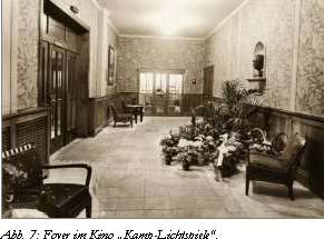 Foyer im Kino Kamp Lichtspiele